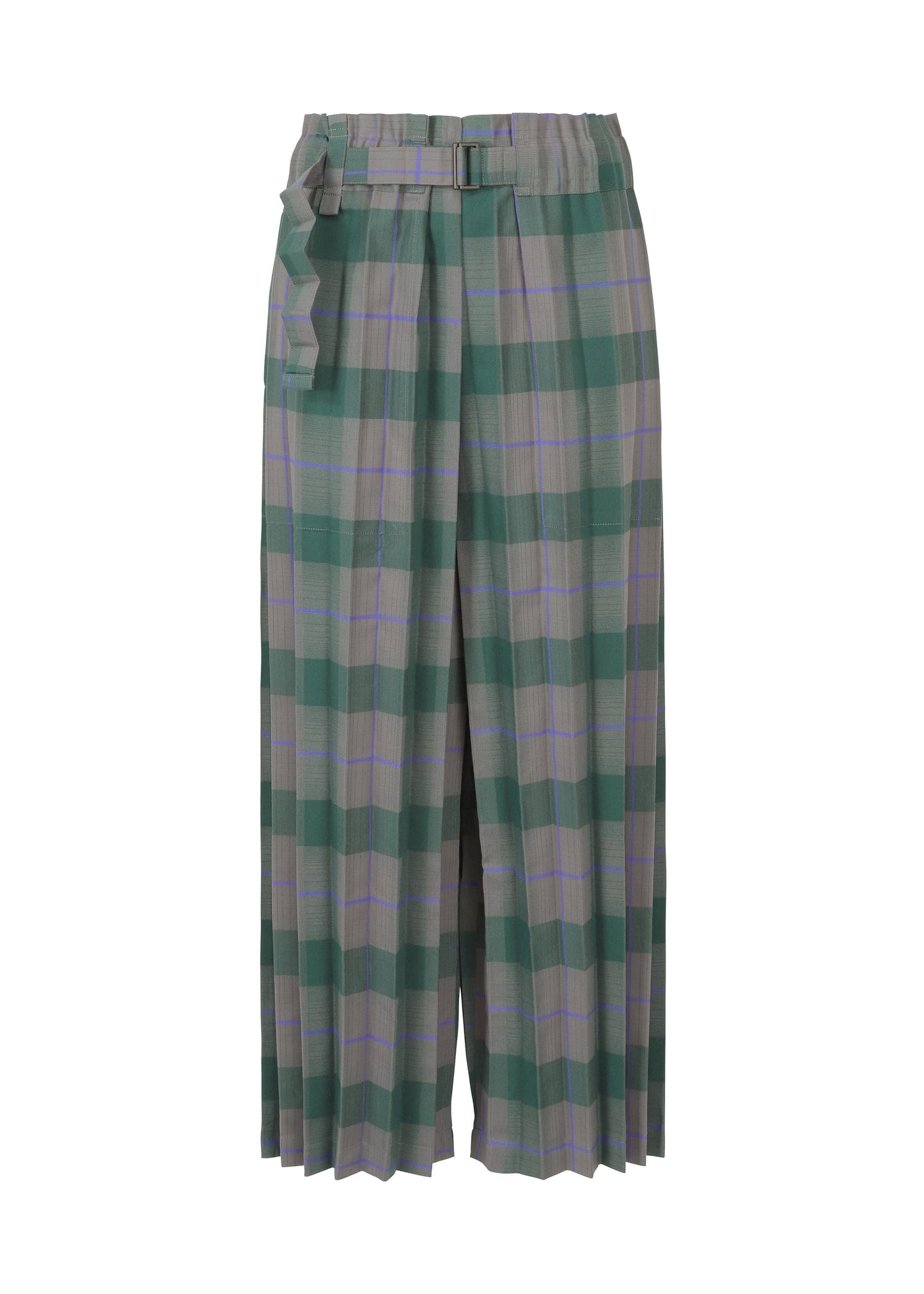 CHECK PLEATS BOTTOM