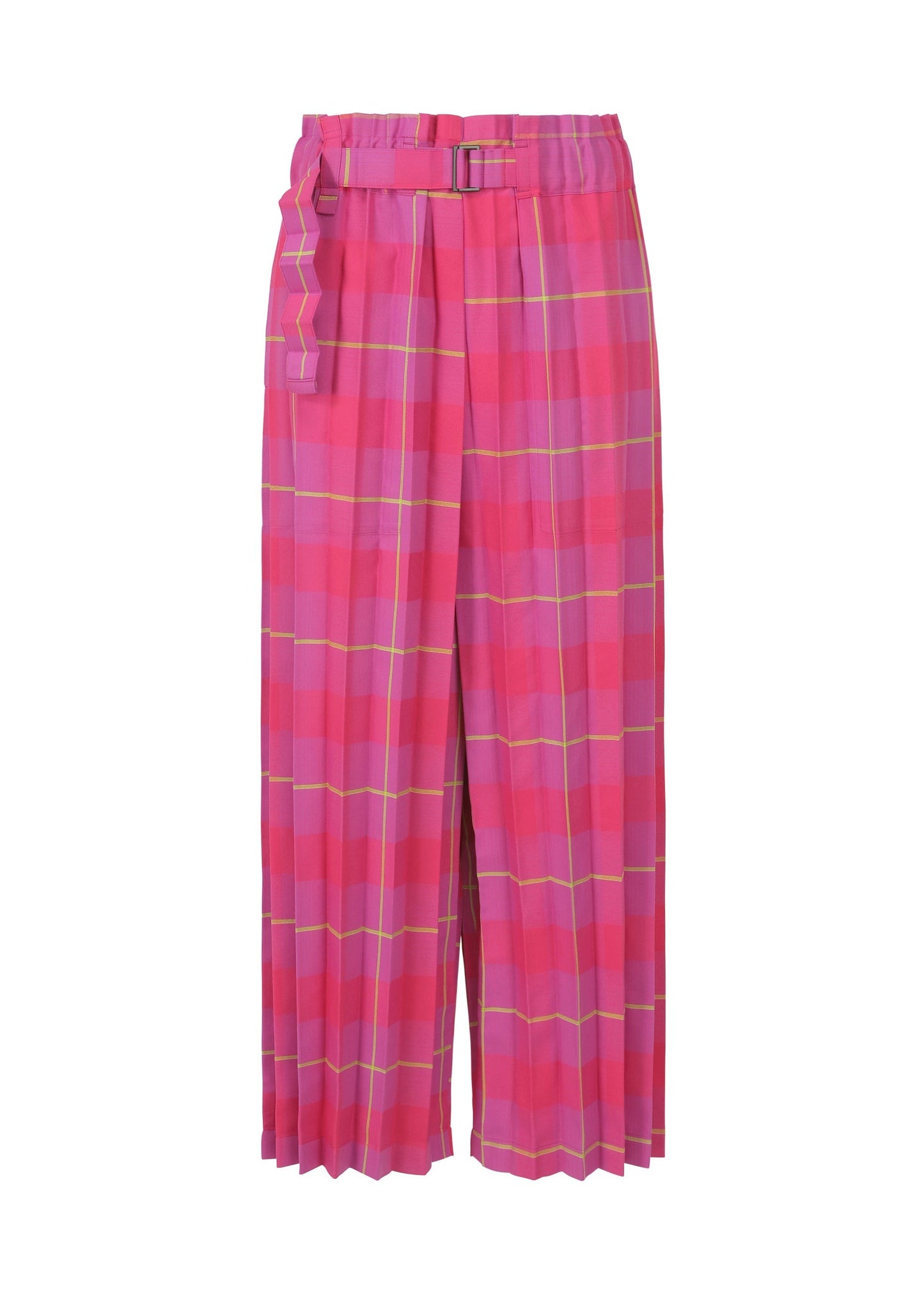 CHECK PLEATS BOTTOM