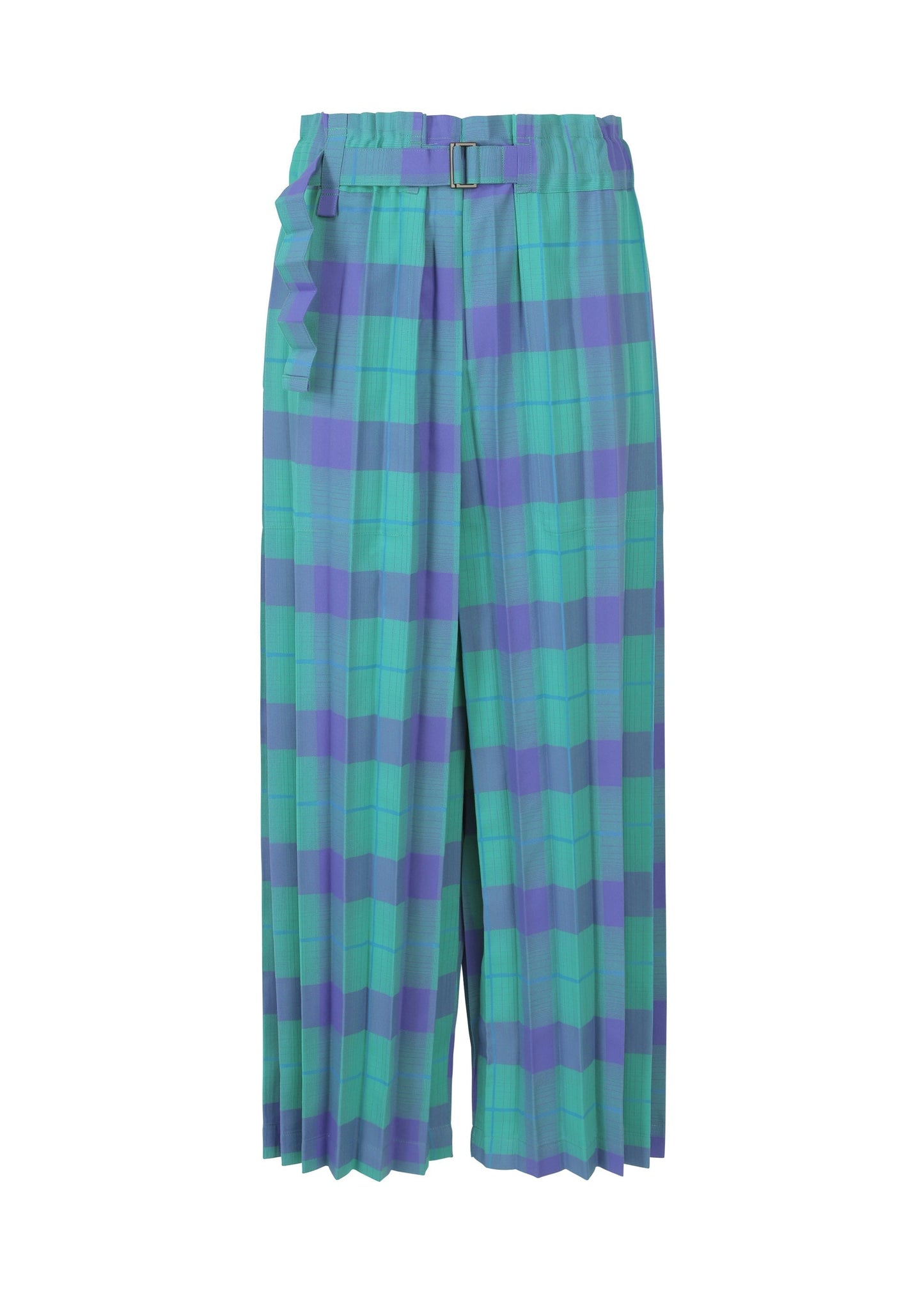 CHECK PLEATS BOTTOM