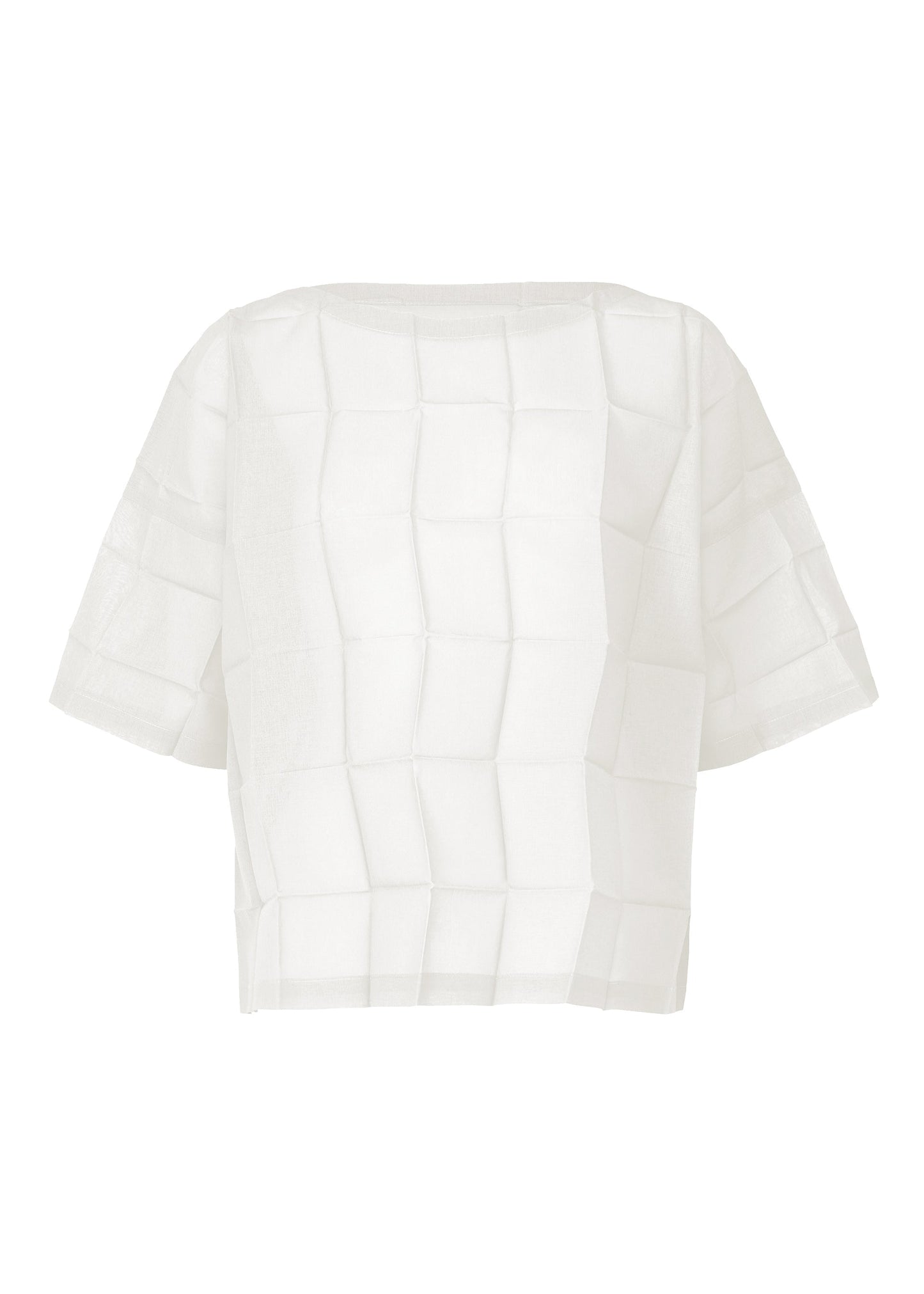 DICE PLEATS SHIRT