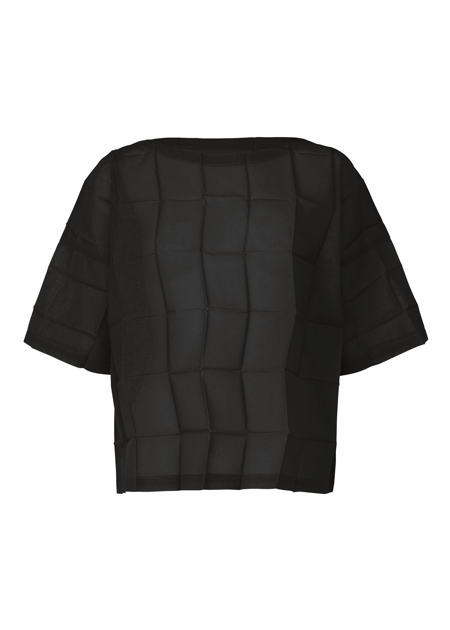 DICE PLEATS SHIRT