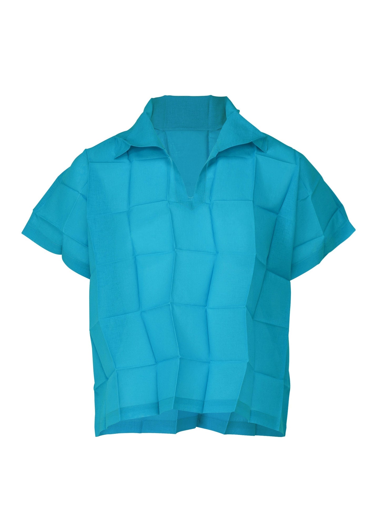 DICE PLEATS SHIRT