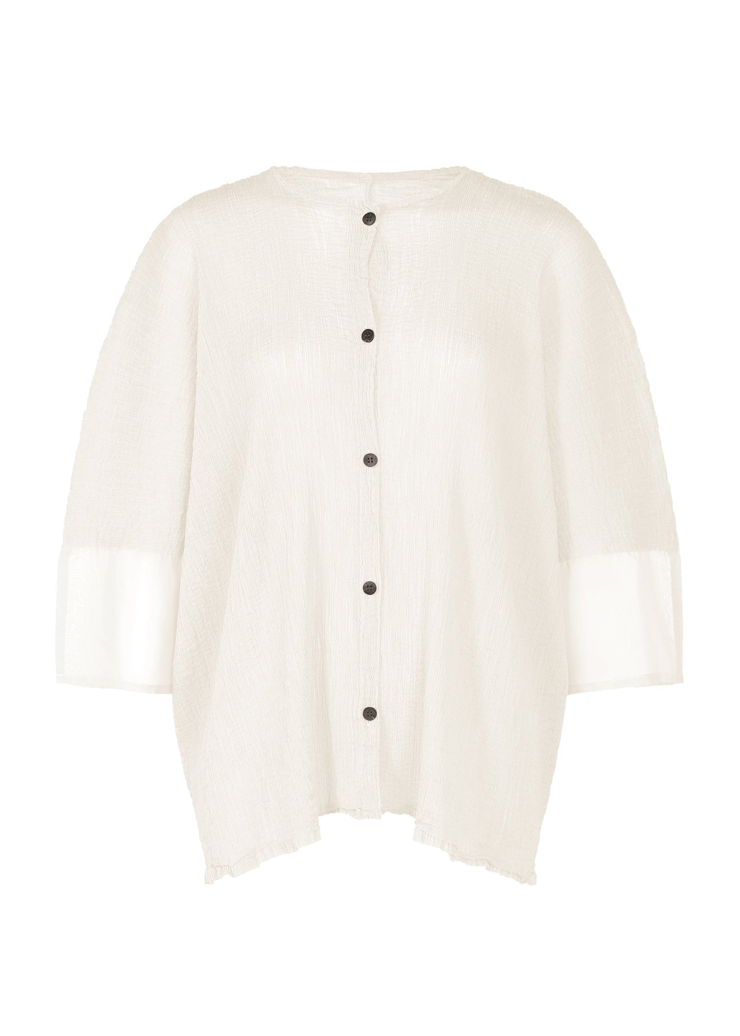 SHEER SEE-THROUGH CREPE