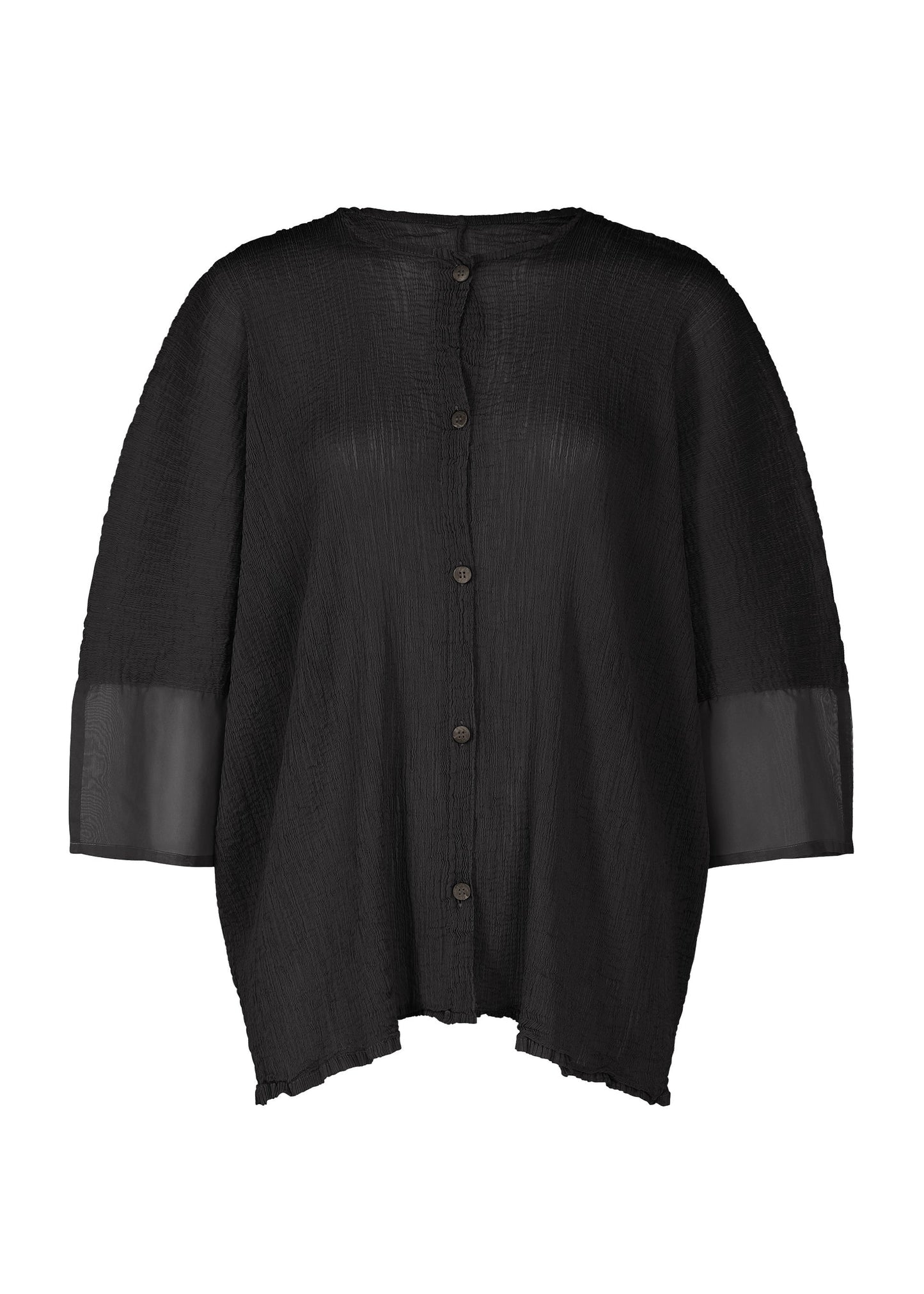 SHEER SEE-THROUGH CREPE