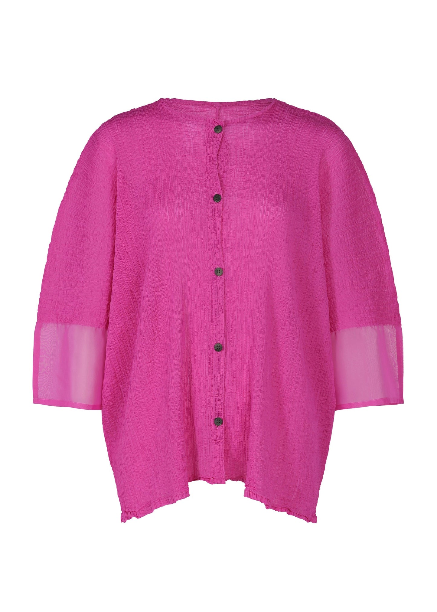 SHEER SEE-THROUGH CREPE