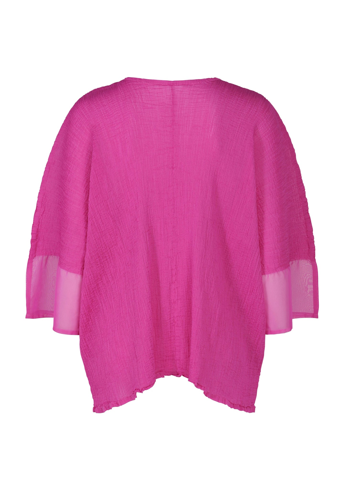 SHEER SEE-THROUGH CREPE