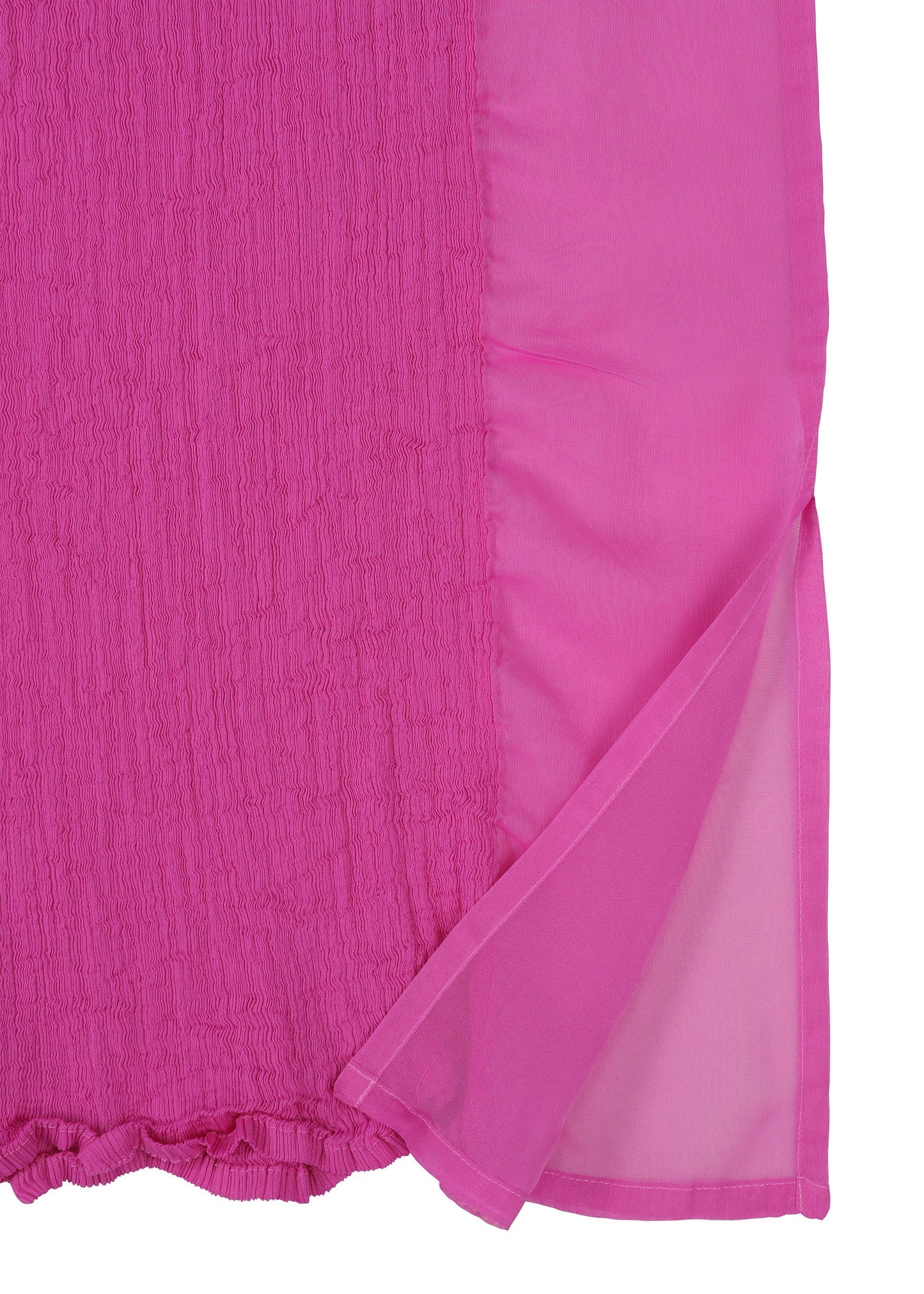 SHEER SEE-THROUGH CREPE