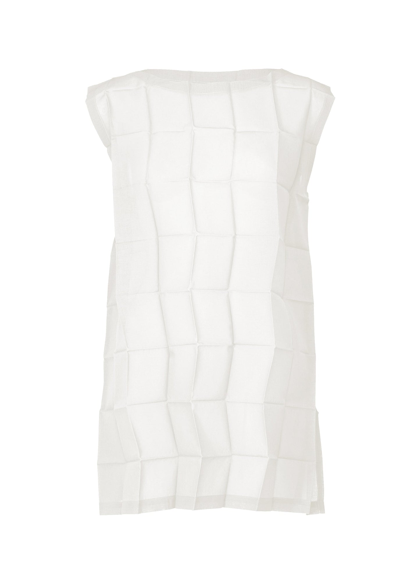 DICE PLEATS SHIRT