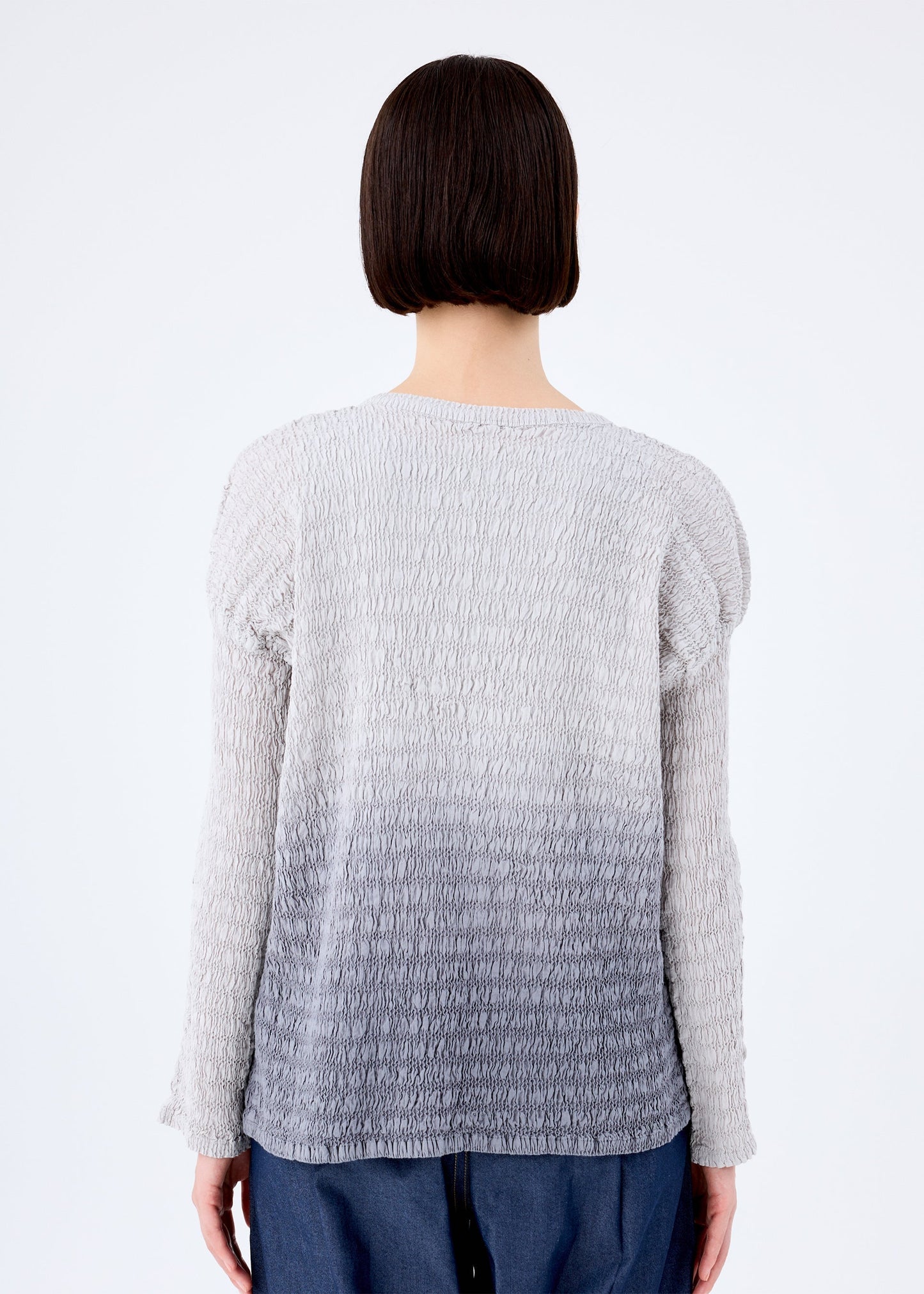 GRADATION KNIT LIKE CLOTH