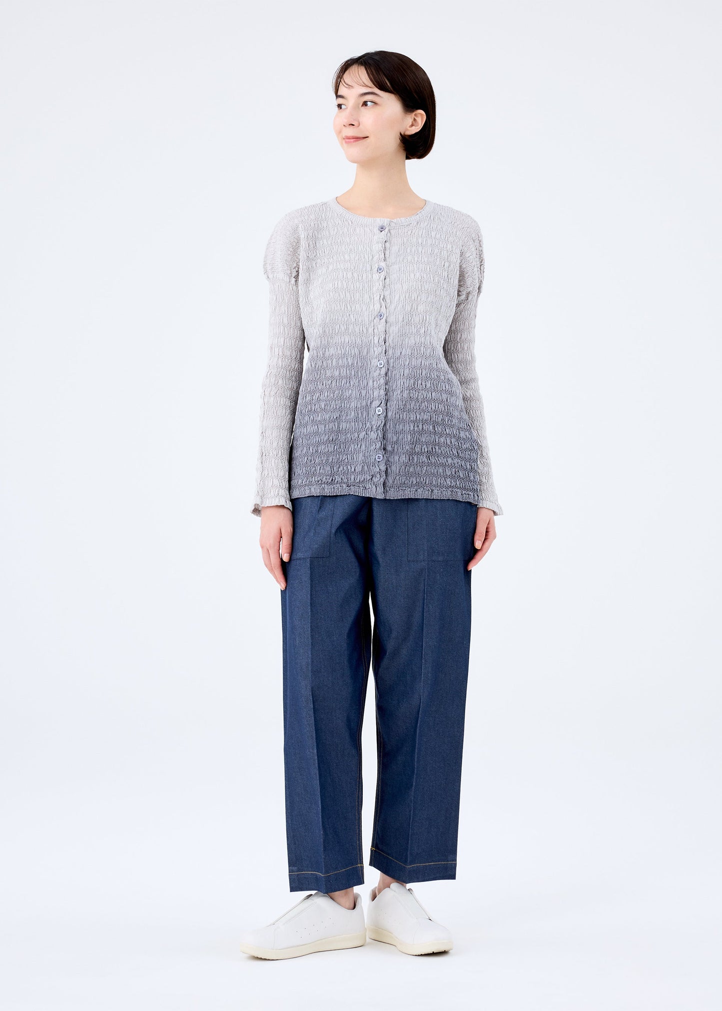 GRADATION KNIT LIKE CLOTH