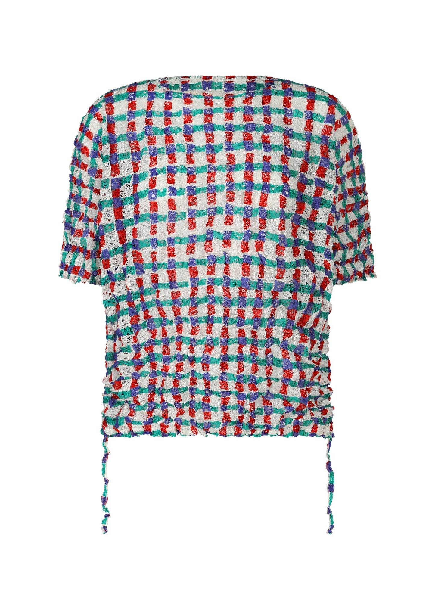 DRAWING CHECK LACE MERINGUE