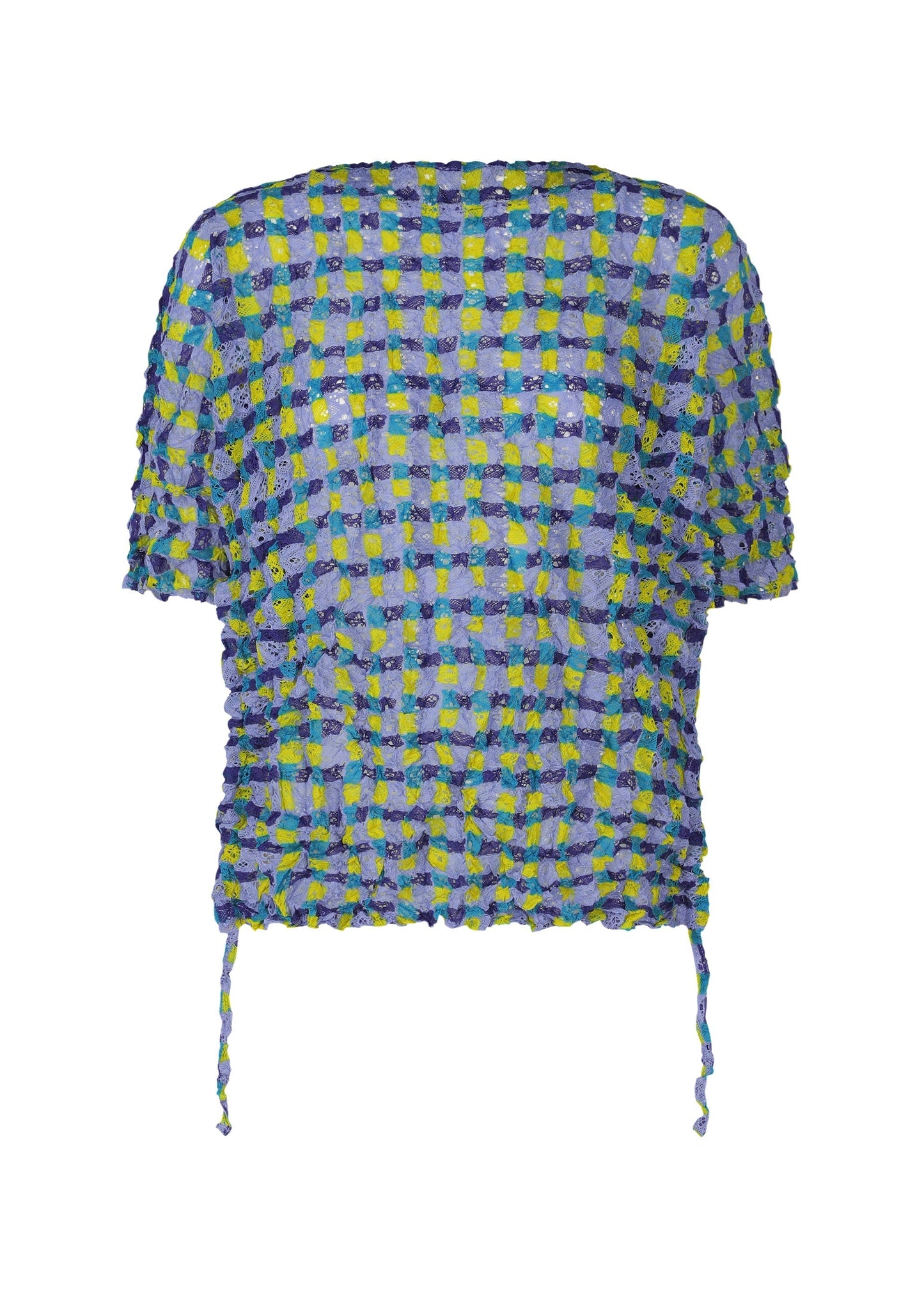 DRAWING CHECK LACE MERINGUE