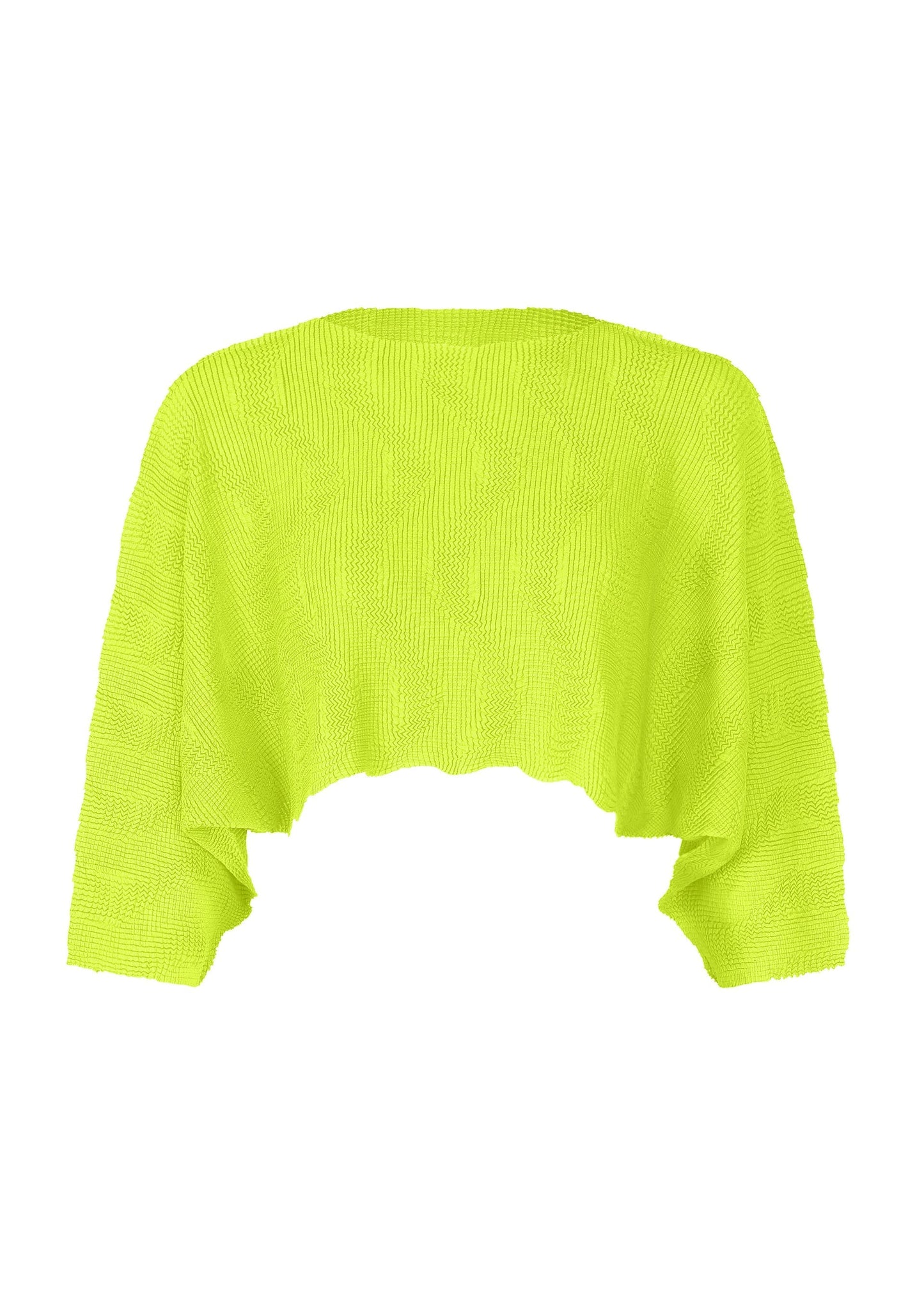 WAVE KNIT STRETCH PLEATS