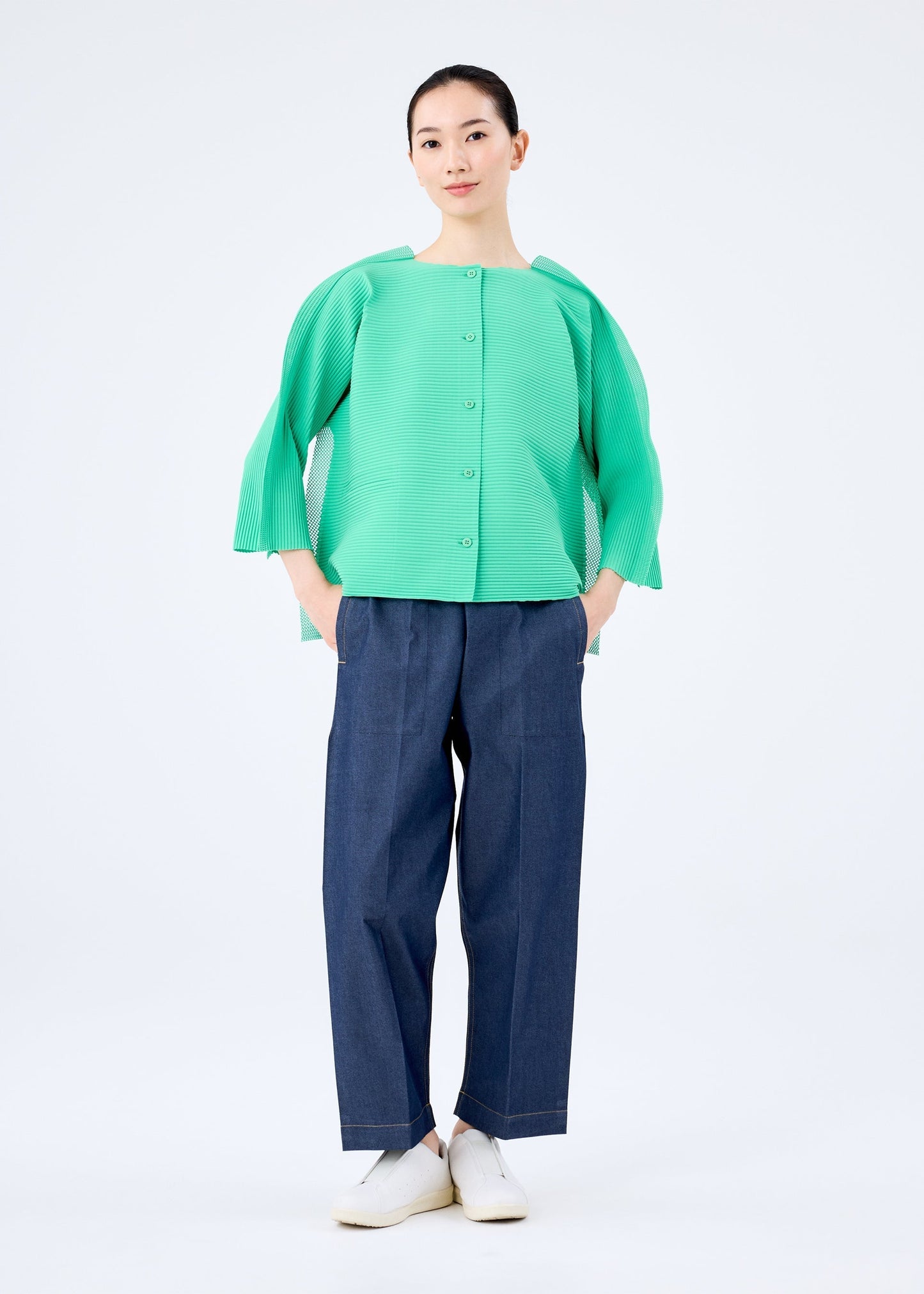 FRAME MESH PLEATS