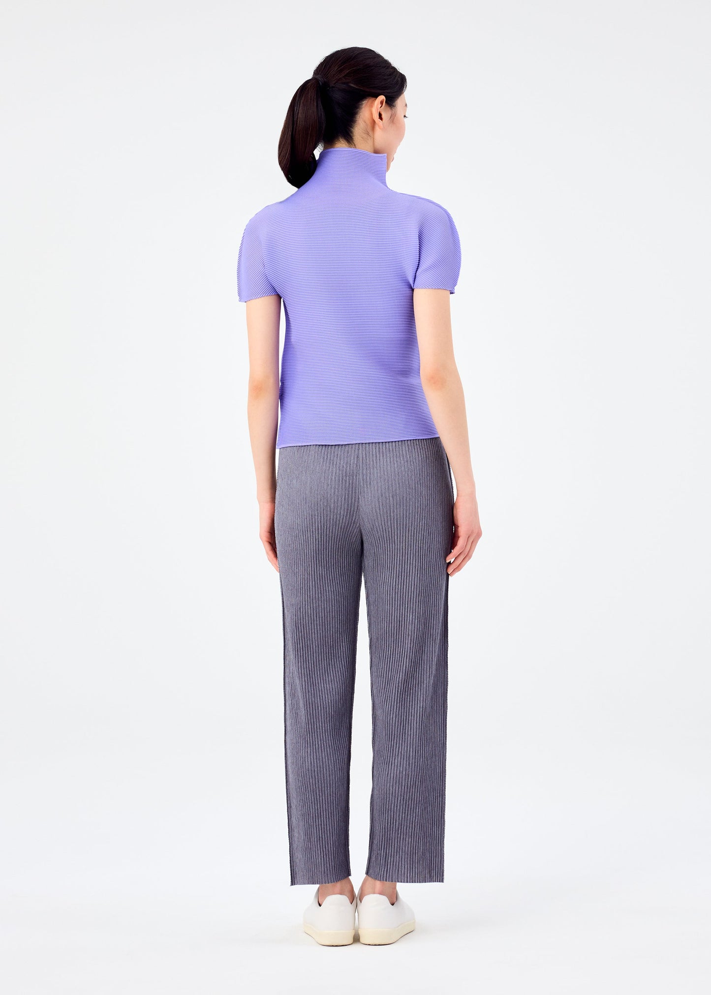 MIX FINE KNIT PLEATS BOTTOM