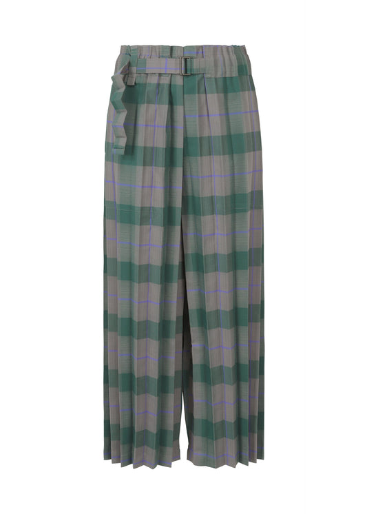 CHECK PLEATS BOTTOM