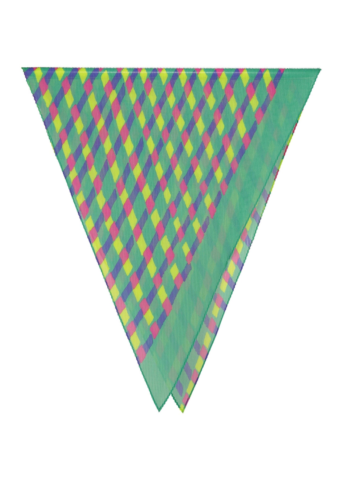 DRAWING CHECK PLEATS STOLE