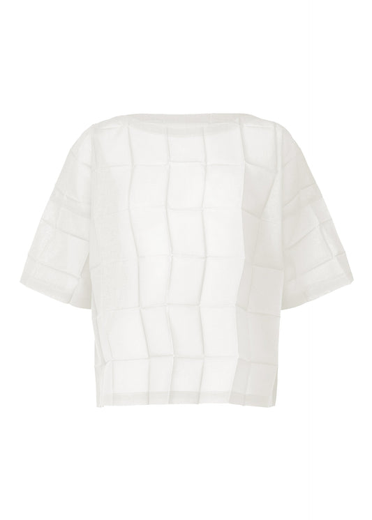 DICE PLEATS SHIRT