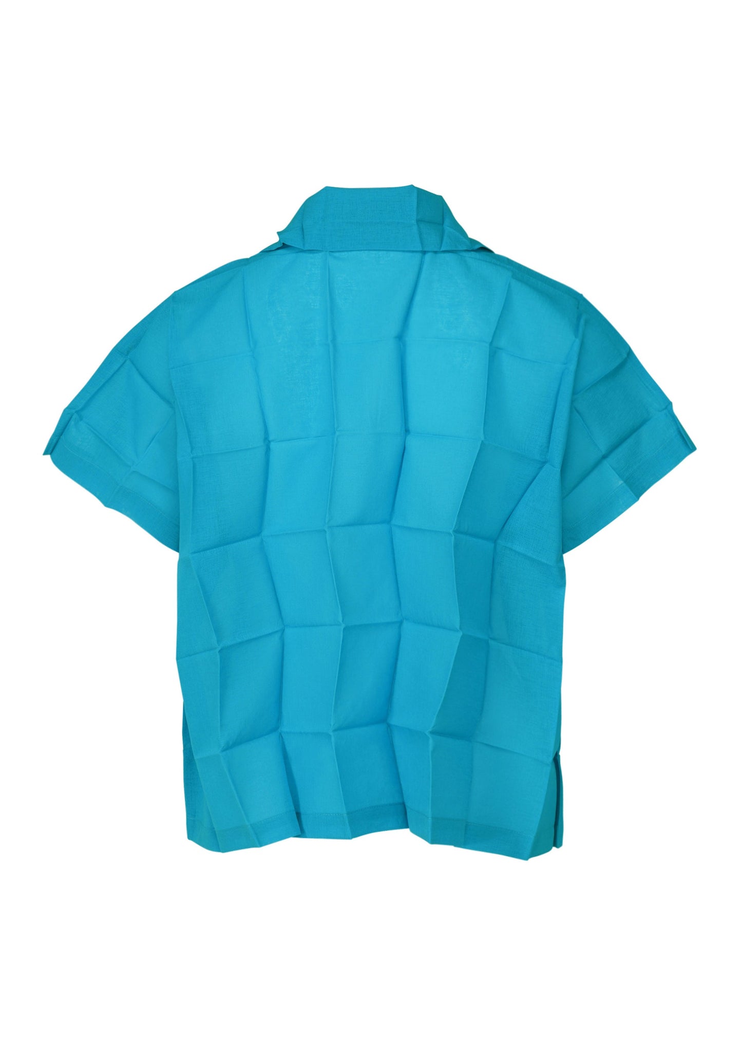 DICE PLEATS SHIRT
