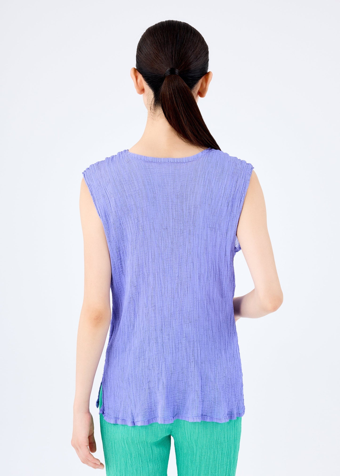 STRING SEE-THROUGH CREPE