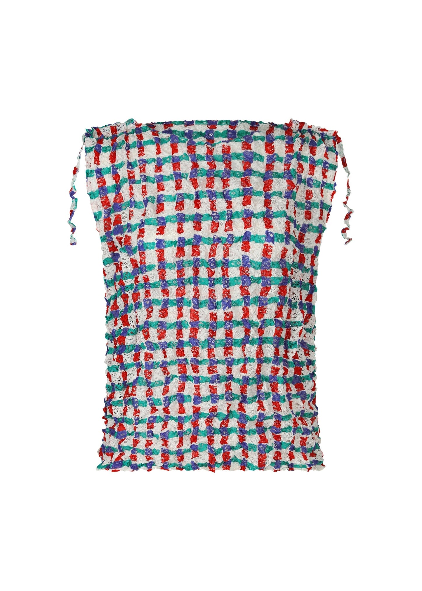 DRAWING CHECK LACE MERINGUE