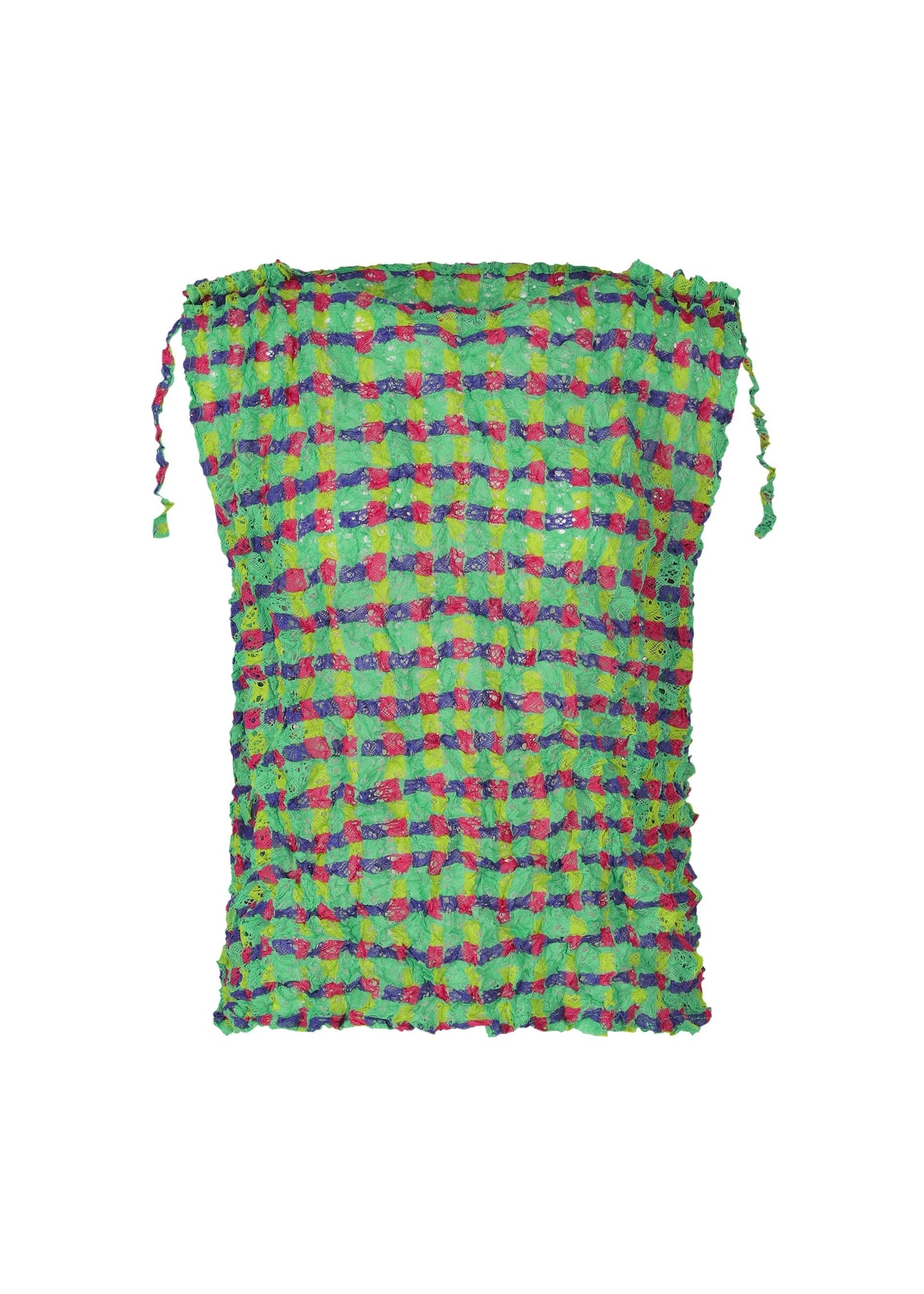 DRAWING CHECK LACE MERINGUE