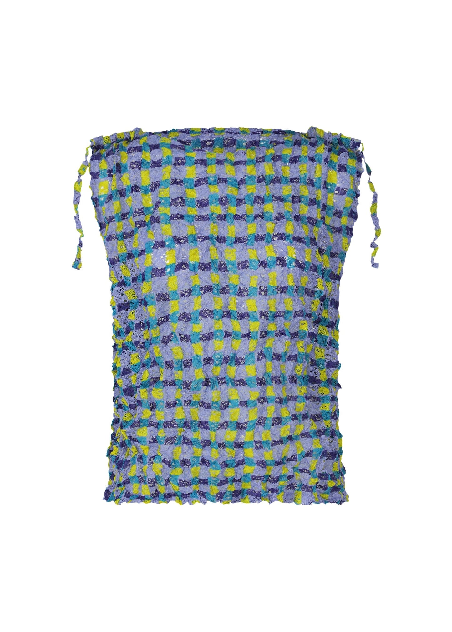 DRAWING CHECK LACE MERINGUE