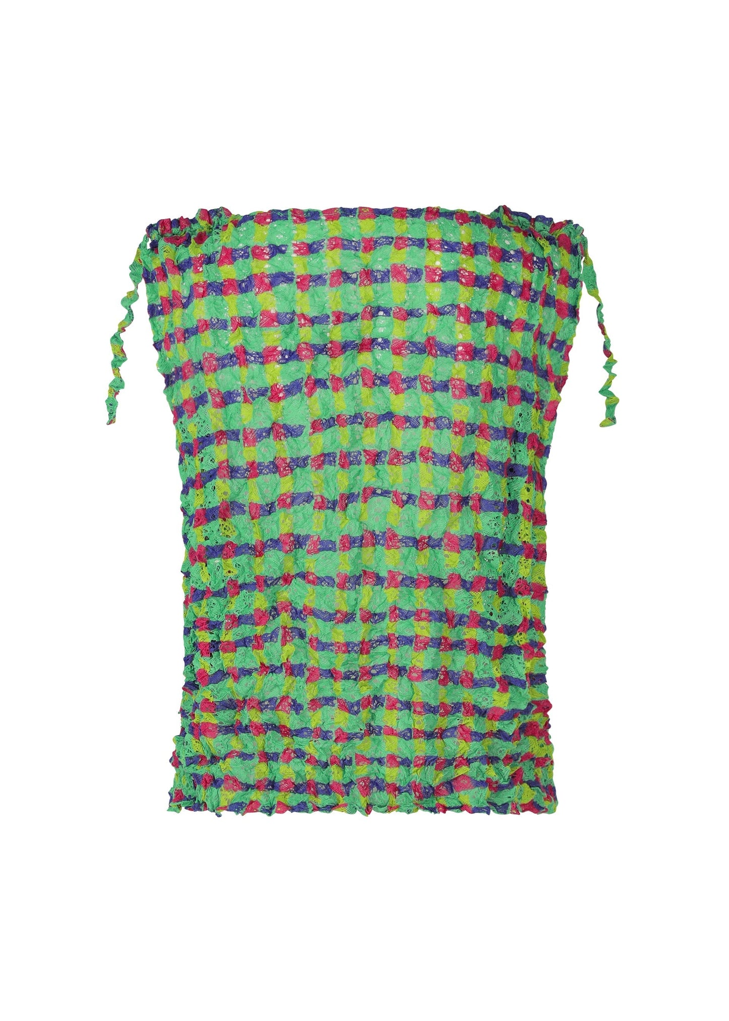 DRAWING CHECK LACE MERINGUE