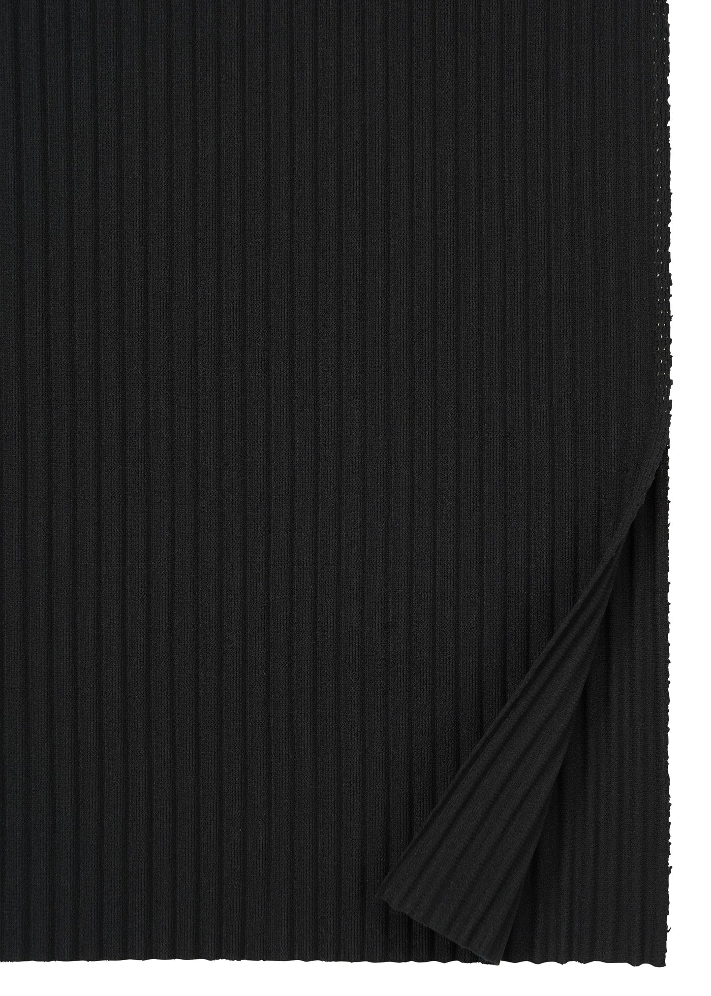 FINE KNIT PLEATS BLACK