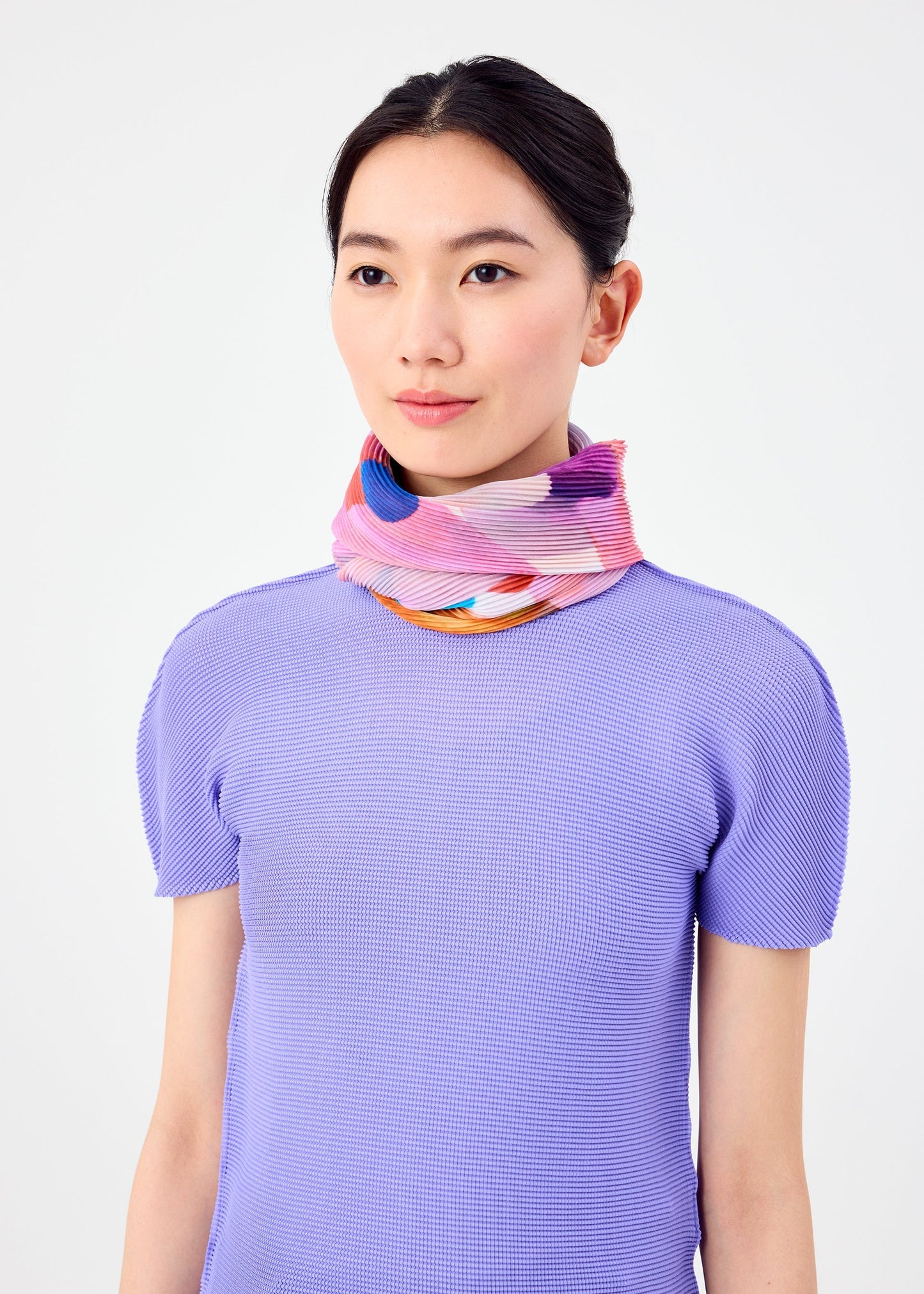 SEA GLASS PLEATS STOLE