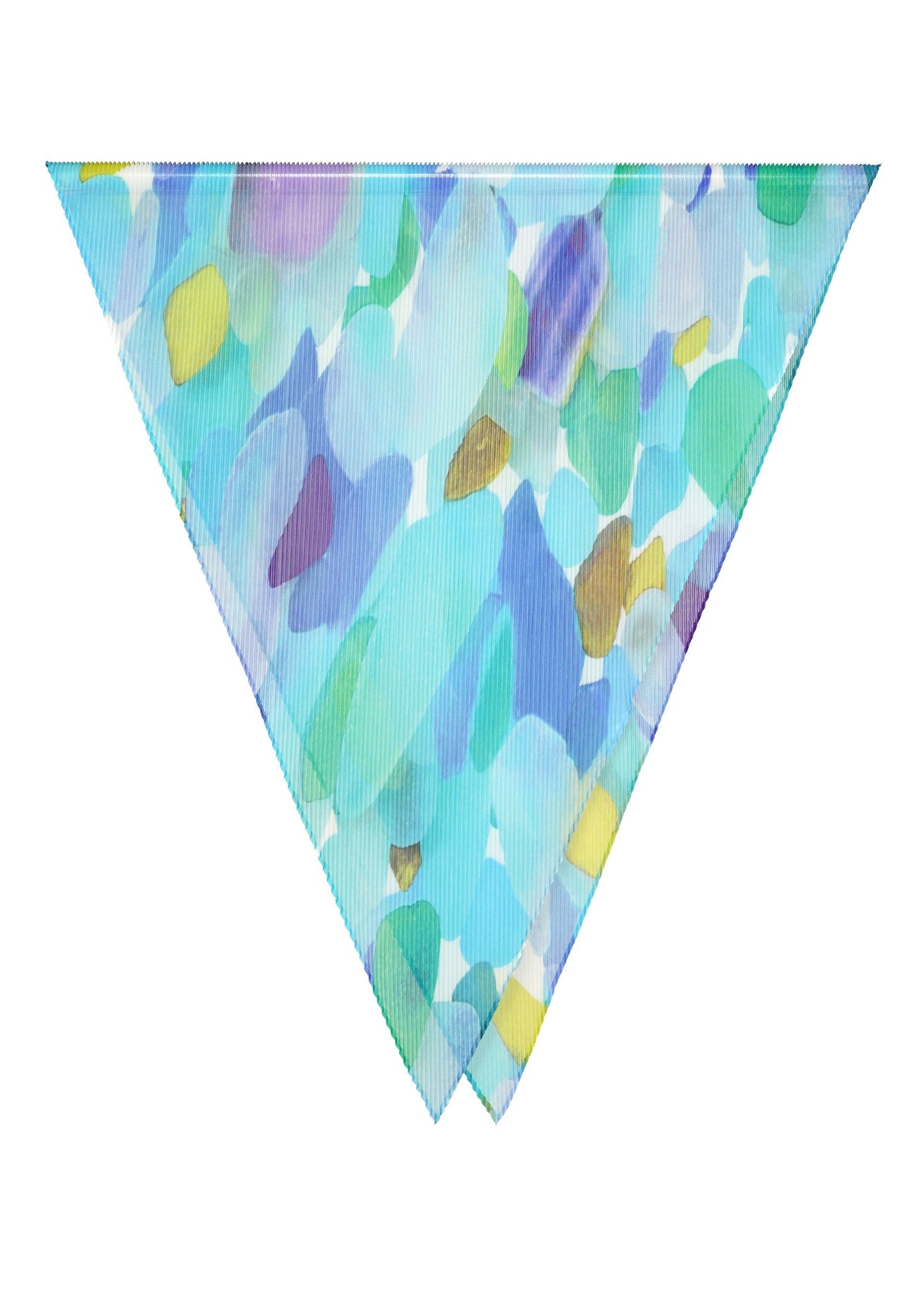 SEA GLASS PLEATS STOLE